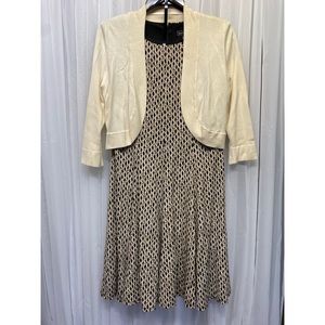 Like new! 8P dress with sweater